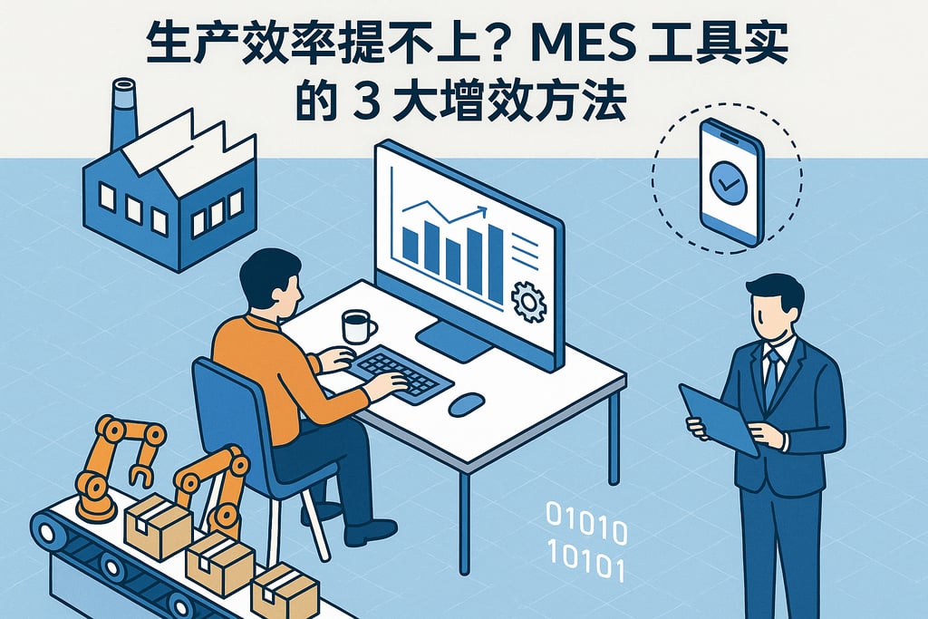生产效率提不上？MES 工具实施的 3 大增效方法